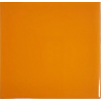 Керамическая плитка Modern Ceramics Mini Tile Orange glossy 9,9*9,9 оранжевая